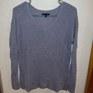 Periwinkle v-neck sweater